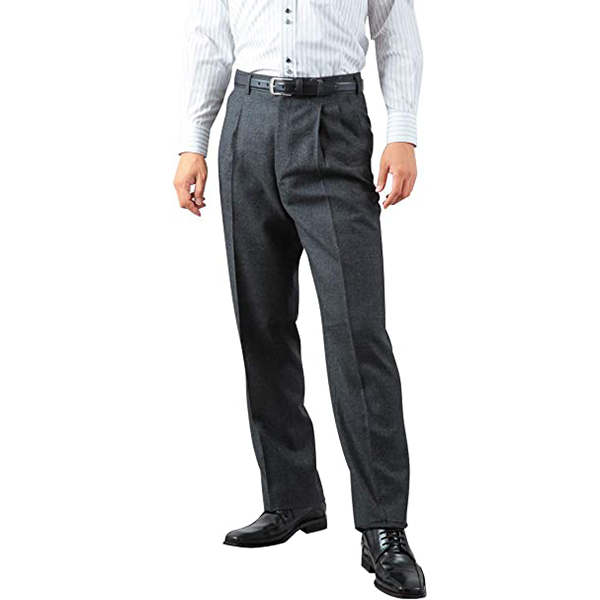 秋冬 ツータックエコロジースラックス ウール100 洗濯機で水洗い可能 まとめ割 1本9800円 2本円 ウール 100 秋冬エコロジースラックス 洗濯機で洗えます 紳士服通販 メンズスーツkokubo