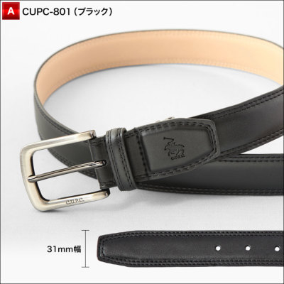 CAMBRIDGE UNIVERSITY POLO CLUB/C.U.P.C. ベルト 牛革 メンズ