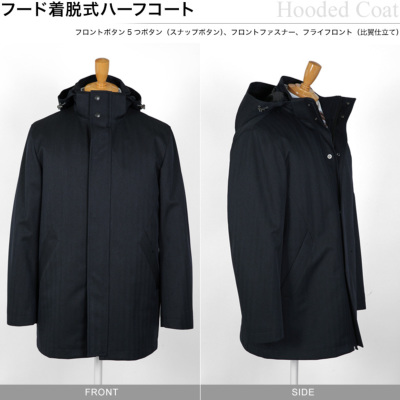 goleador フード付き ハーフコート goleador フード付き ハーフコート