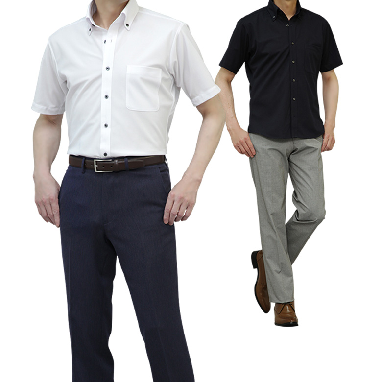 男用シャツ Shirt for Men 形態安定 ボタンダウンシャツ メンズ